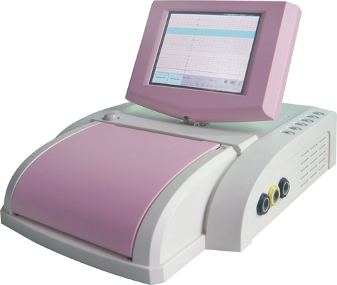Roze Wireless Remote 5.7 inch foetale draagbare patiënt Monitor met FM gecombineerd TOCO functie