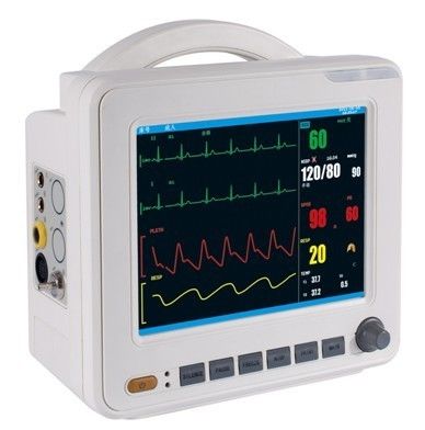 Van de de Vertonings de Draagbare Multiparameter van 8,4 Duimtft Geduldige Monitor met ECG, RESP, NIBP