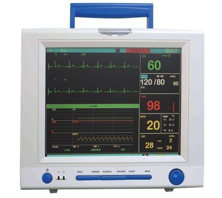 Bed Multi - parameter Draagbare Geduldige Monitor met ECG, RESP, NIBP